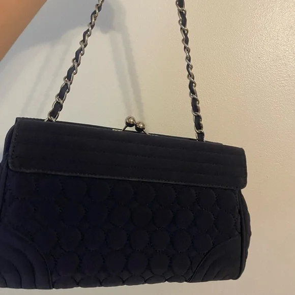 Elegant Navy Vera Bradley Quilted Women's Bag - Picture 2 of 10